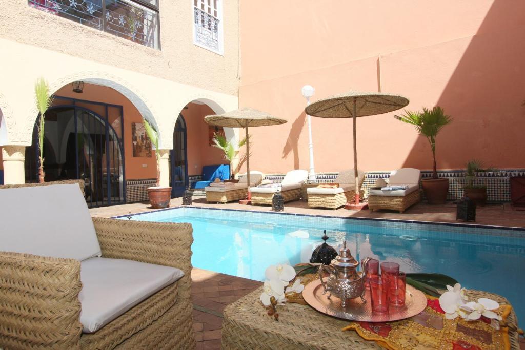 La Villa Bleue Marrakesh Habitación foto